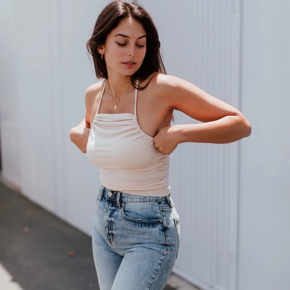 Blush Missguided ASOS strappy top NWT